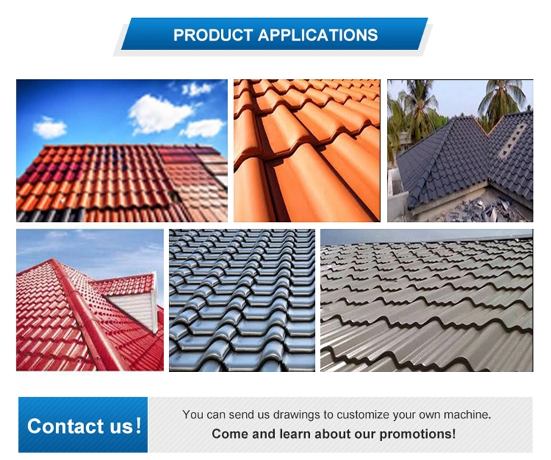 Metal Roof Tile Sheet Roll Forming Machine Roofing Tiles Houses Building Materials