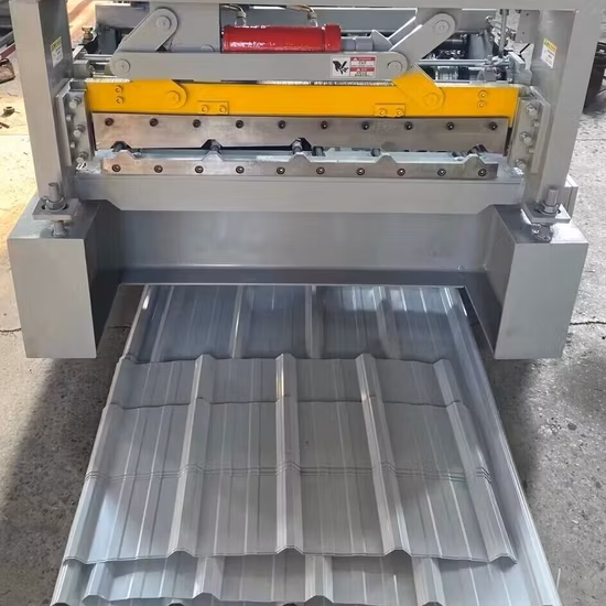 卸売Ibr亜鉛メッキ金属鋼鉄赤い屋根瓦屋根シート使用機械/ロール成形機価格/建築材料製造機械